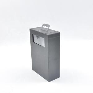 Wholesale Black Window Box Packaging / Earphone Cardboard Box With Window Lid from china suppliers
