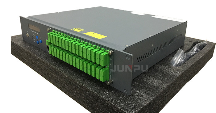 32 Outputs 1550 FTTH Gpon EDFA WDM Optical Amplifier 20dBm -10 ~ +10dbm
