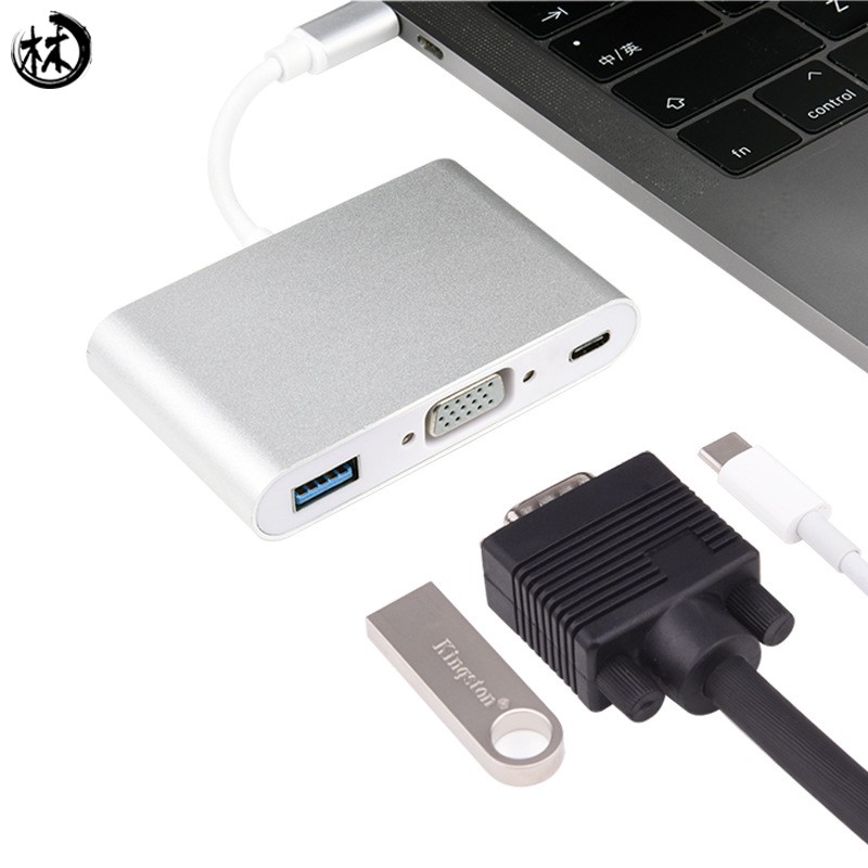 Male To Male Computer 3 + 4 VGA Monitor Cable 1.8m Length