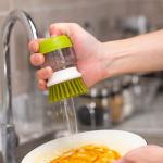 Amazon Hot Sale Kitchen Cleaning Palm Brush Kitchen Washing Pot Dish Washing