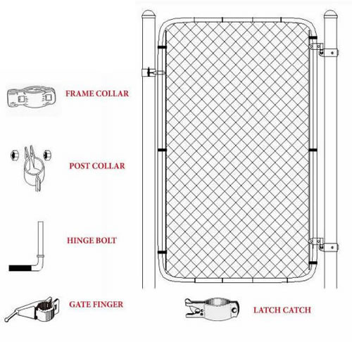 ISO 1200mm Height Steel Chain Link Fencing With PVC Coated
