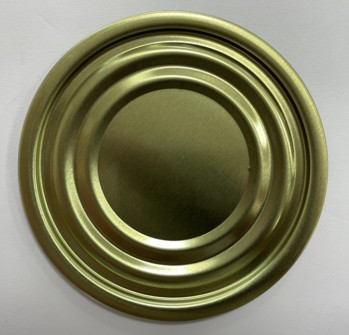 603D 153mm Bottom Ends Tinplate Tin Cover Can Gold Silver Lid