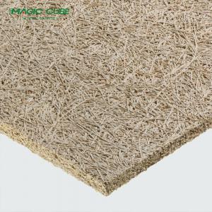 Wholesale Rectangle Original Wall Acoustic Wood Wool Board Fire Resistance 2440mm from china suppliers