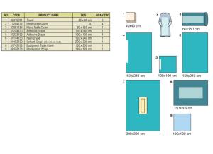 Wholesale OEM Lamino Spinal Drape Medical Head Drape For Surgery from china suppliers