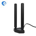 WiFi 6E Tri Band Antenna 6GHz 5GHz 2.4GHz Gaming WiFi Antenna Magnetic Base For