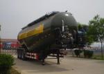 Three Axles 30cbm Bulk Cement Truck With Diesel Engine , Semi Trailer Trucks