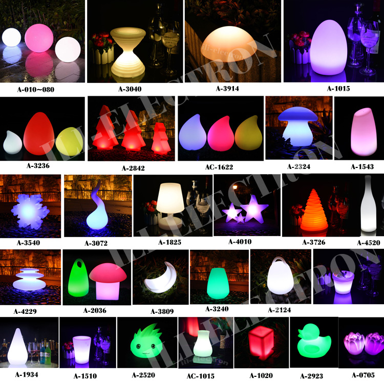 waterproof Color Changing Cube Chair with Rechargeable Lithium Battery