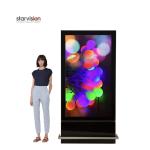 Ultra Thin 6.5s Response Indoor Digital Signage Kiosk Advertising Screens floor