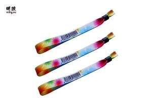 Wholesale Heat Transfer Printing Barcode Custom Wrist Bracelets / Personalized Band Bracelets For Kids from china suppliers