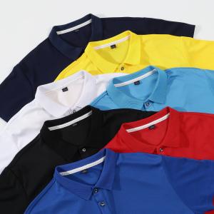 Wholesale Factory Custom Embroidered Polo Shirt Golf Sports Quick Drying from china suppliers