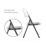 HDPE Plastic Folding Chairs Outdoor White Folding Chairs Plastic Customized