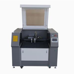 Wholesale CO2 Fiber Laser Engraving Cutting Machine 40W 60W 80W 2 In 1 CW3000 from china suppliers