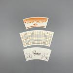 Customized 22OZ Paper Cup Fan Single PE 0.45mm-4mm Thickness