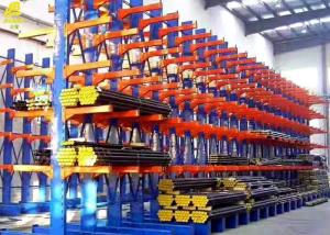 Wholesale Wall Mount Cantilever Storage Rack System , Double Sided Cantilever Rack For Sheet Metal from china suppliers
