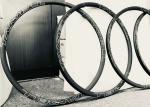 Black Color Cool Bike Stickers / Custom Bike Wheel Decals Various Size