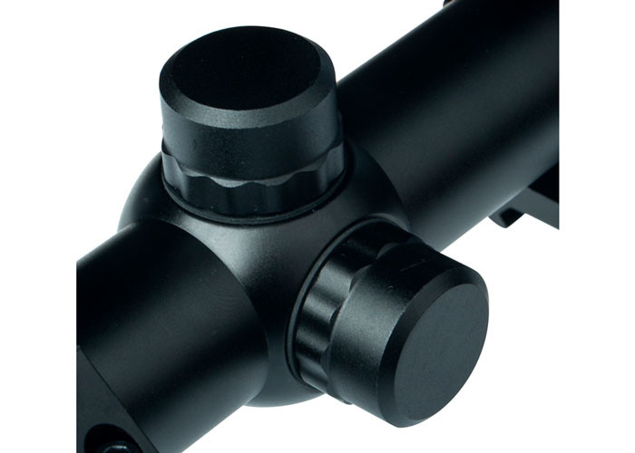 Red Fiber Military Grade Scopes , Long Range Target Scopes One Piece Aluminum Tube