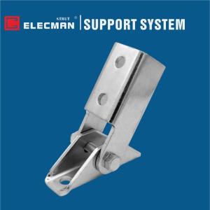 Wholesale Single Strut Channel Braces Adjustable Corner Bracket Galvanized Steel from china suppliers