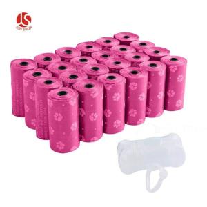 Wholesale 100% Biodegradable Products for Dogs Pet Disposable Doggie Waste Poop Bag with Holder from china suppliers