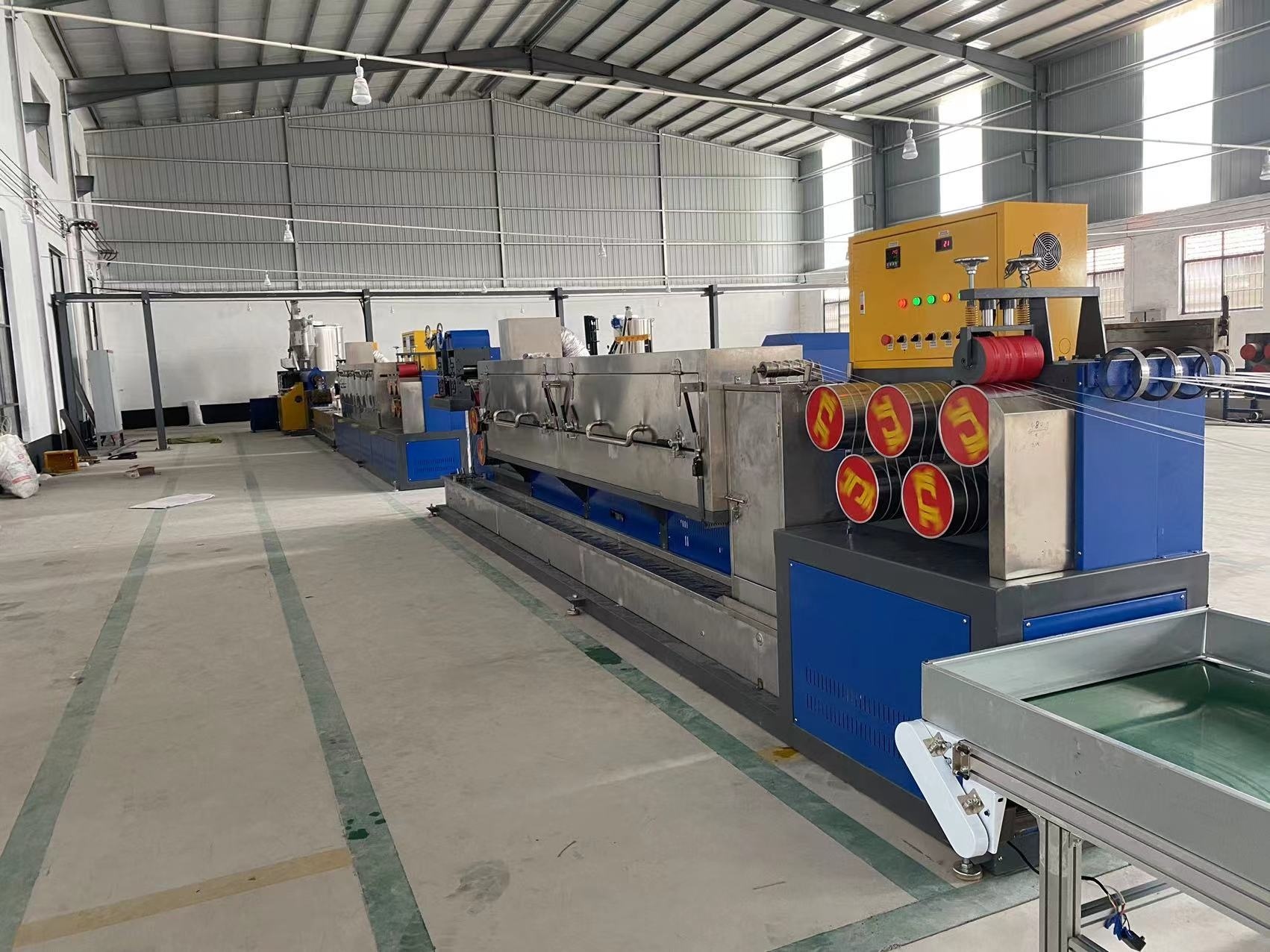 100% Polypropylene PP Strapping Manufacturing Machine PP strap making machine with PLC Control