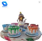 24 Persons Amusement Park Thrill Rides Family Play Coffee Cup Ride OEM / ODM