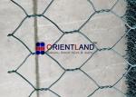 Dark Green Pvc Coated Hexagonal 2.7mm Mesh Gabion Baskets