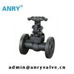 600Lb Forged Steel Valves F6a 13%CR Flanged End RF Wedge Globe Valve