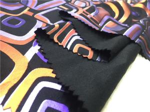 Wholesale Digital Print Lamination Garment Leather Fabric 0.65mm Backing With Suede Fabric from china suppliers