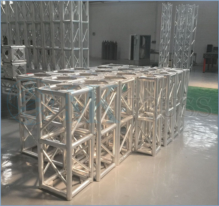 Aluminum Lighting Screw Trussing for Stage Design at Sporting Events 400*400mm Size