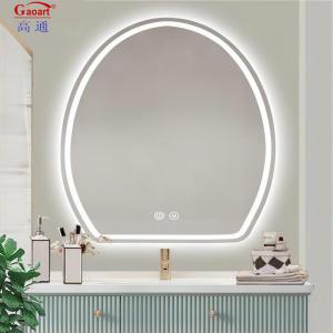 Wholesale Smart Fitness Salon Attached Full Length Vanity Wall Mirror with Round LED Light from china suppliers