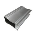 High Glossy Brush Silver Anodized Aluminum Profiles Glass Window and Door
