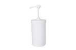 Condiment 1000ml Container Syrup Pump Dispenser For Beverage