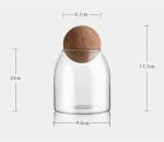 Airtight Seal Wooden Jar Lid Wood Ball Lids Food Storage Canister For Tea Coffee