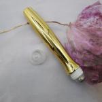 15ml Eye Cream Bottle Roll On One Ball 304 Stainless Steel Gold Color