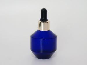 Wholesale ES-D314 30ml blue glass cosmetic bottle &amp; bulb glass dropper pipettes/closures/assemblies from china suppliers