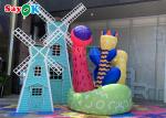 190T Oxford Cloth 3D Inflatable Flower Model For Outdoor Advertising Promotion