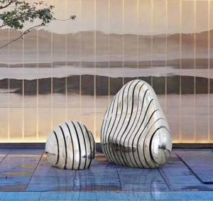 Wholesale Decorative Outdoor Metal Lawn Ornaments Stainless Steel art Sculpture from china suppliers
