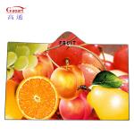 Top Fashion 8X12 Toughened Tempered Glass Cutting Board for Kitchen Striated