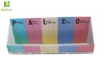 Recycle Waterproof Cardboard Display Holder Colorful Printed On Countertop