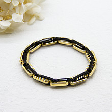 Charm Tennis Men'S Bangle Bracelet Hollow Leaves Beaded Bracelets Jewelry