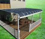 600mm Sheet Aluminum Patio Roof Cover 3x4m Pergola UV Protection 122km/h