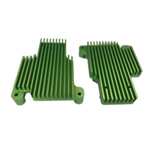 Wholesale Green Anodizing OEM CNC Milling Aluminium CNC Machined Heatsink Parts from china suppliers