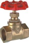 Forged Brass Gate Valves Wheel Hand 1/2 In - 2 In Female Thread Cut Off Valves