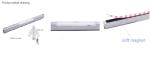 DC6V Undermount LED Cabinet Lights 1W Battery Operated Motion Sensor