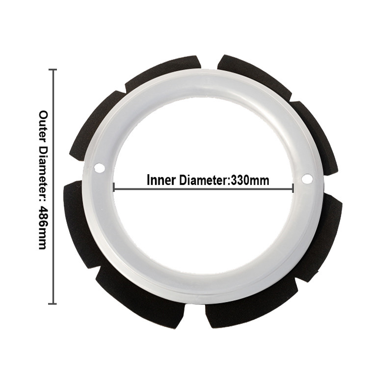51cm Sponge Foam Platen Black Sponge Ring Inside Drum For Wire Smooth Running