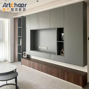 Wholesale Bedroom Wall TV Cabinet in Wooden Material with Customized Size and Mail Packing from china suppliers