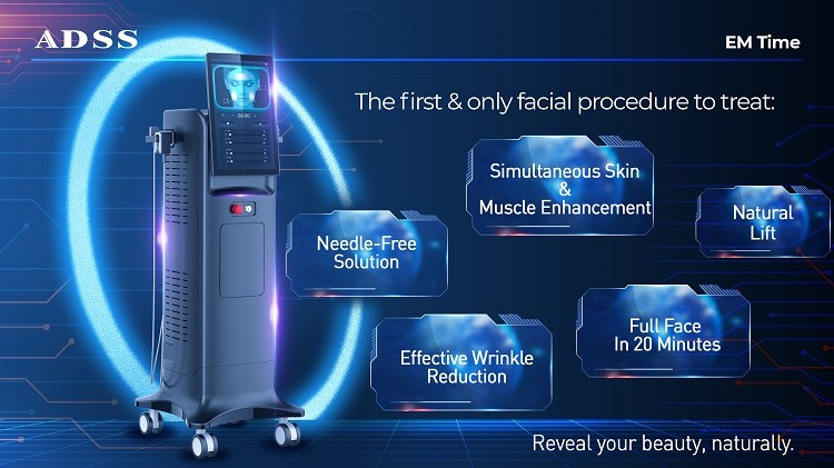 ADSS EMRF Em Rf Face Lifting Pe Face Machine Pe-Face For Forehead & Check Lifting