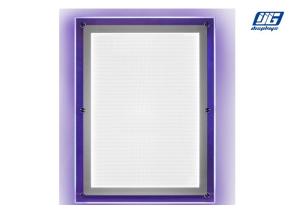 Wholesale Clear Profile Crystal LED Light Box Wall Mounted High Brightness 12mm Thickness from china suppliers