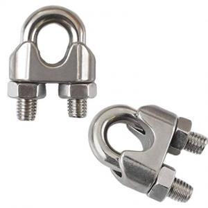 China Metal Drop Forged Stainless Steel Wire Rope Clips DIN741 U-Clamp Hardware Fittings on sale