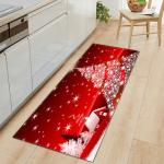 Christmas Tree Kitchen Floor Mats Fatigue Runner Machine Washable