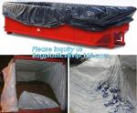 PE Woven Tarpaulin Container Liner Bag, container cover, drawsting Jumbo bags,